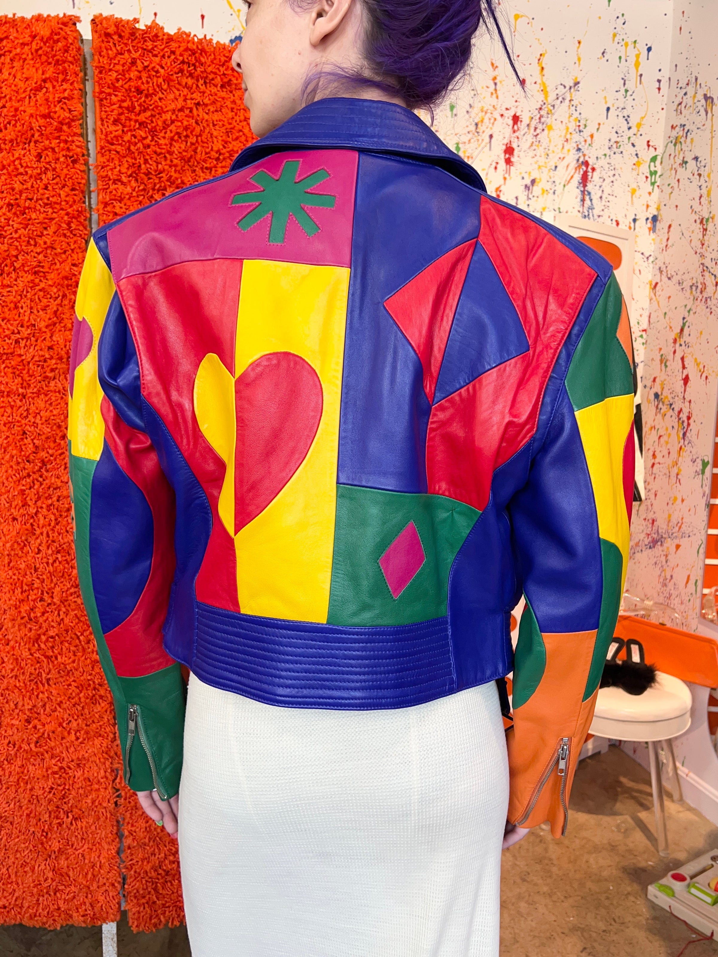 80's/90's Michael Hoban North Beach Leather Queen of Hearts